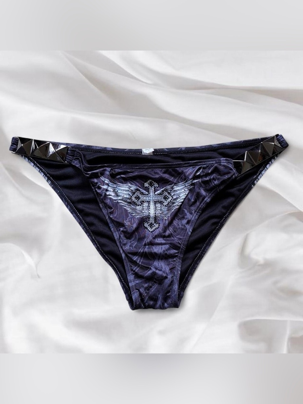 Affliction Sinful Rhinestone Bikini Bottoms